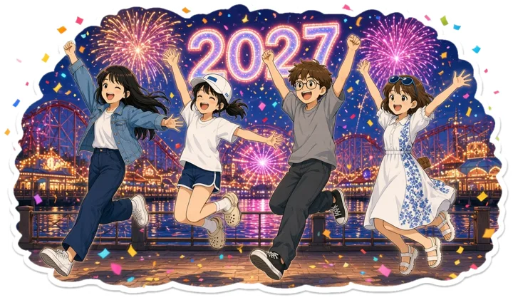 USJ 跨年煙火